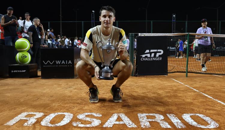 Imagen de Bicampeón: Camilo Ugo Carabelli volvió a levantar el Rosario Challenger