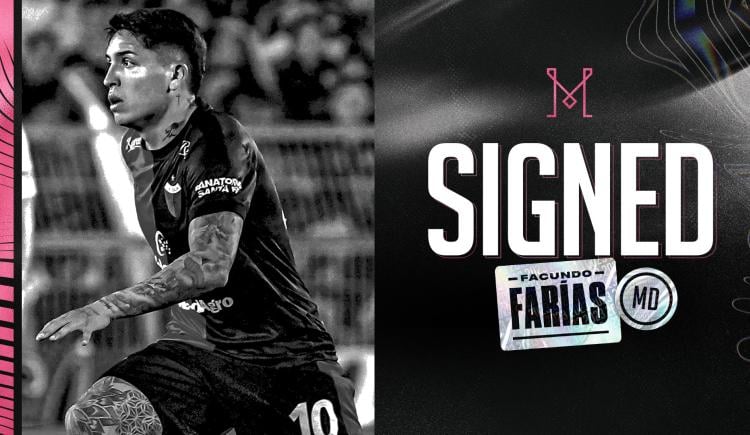 Imagen de Inter Miami presentó a Facundo Farías