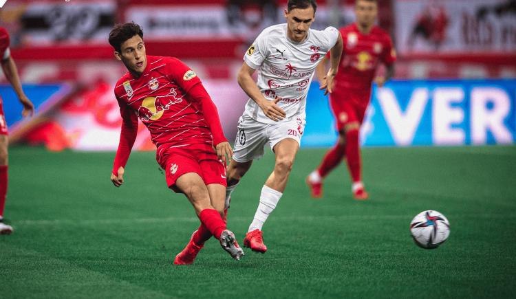 Imagen de CAPALDO MARCÓ EN LA GOLEADA DEL SALZBURGO