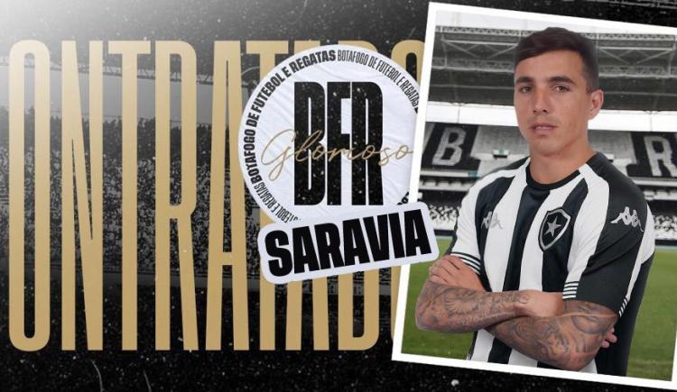 Imagen de Renzo Saravia, nuevo jugador de Botafogo