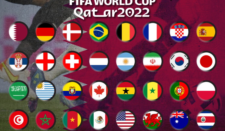 Imagen de Los 32 clasificados a la Copa del Mundo