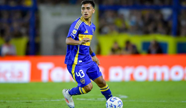 Imagen de Milton Delgado, el 5 de Boca que le marcó la cancha a Herrón