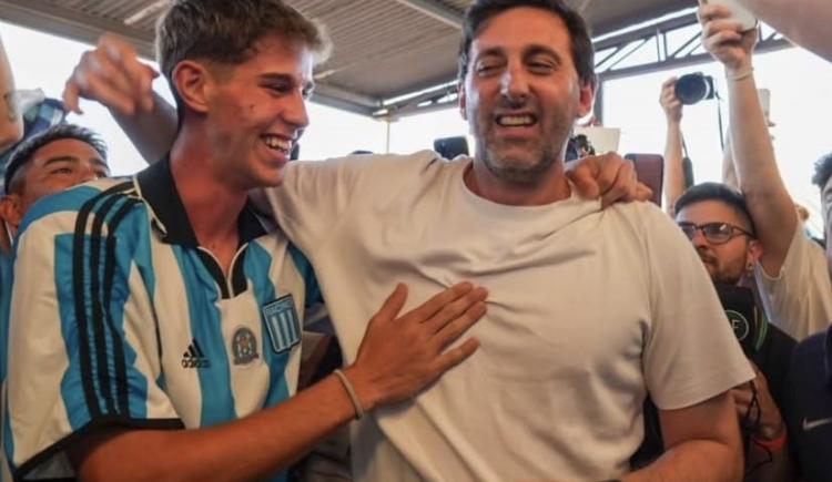 Imagen de Las primeras palabras de Diego Milito como presidente de Racing