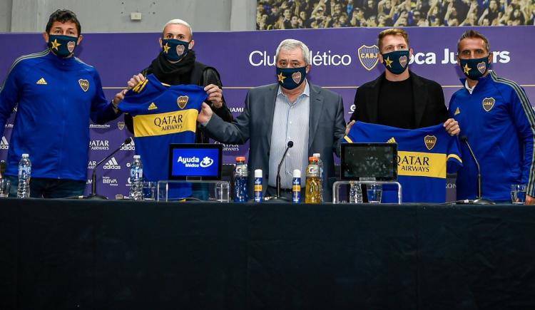 Imagen de BRIASCO Y ROLÓN FUERON PRESENTADOS EN BOCA