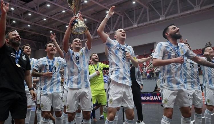 Imagen de ARGENTINA GRITÓ CAMPEÓN EN LA COPA AMÉRICA DE FUTSAL