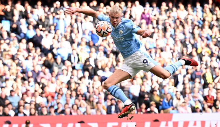 Imagen de Manchester City con Julián Álvarez de titular sumó tres puntos de oro