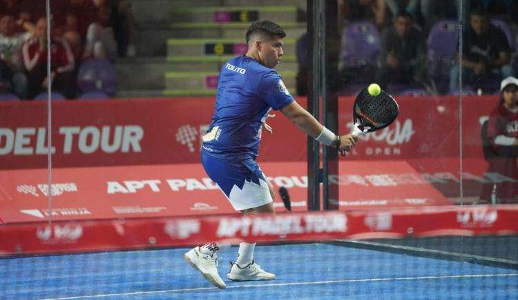 Imagen de La Rioja Padel Open: Tolito Aguirre fue ovacionado y avanzó a cuartos de final