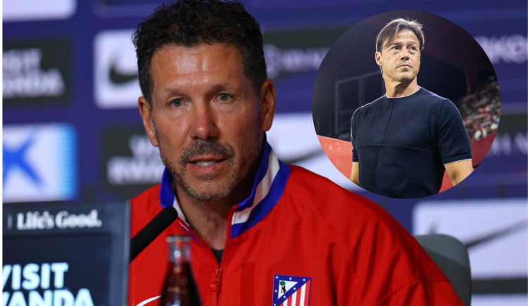 Imagen de De compañeros a rivales: Simeone llenó de halagos a Almeyda