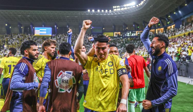 Imagen de El espectacular festejo de Cristiano Ronaldo al marcar el gol 970 de su carrera