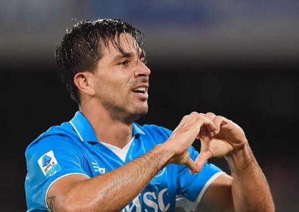 Imagen de Giovanni Simeone convirtió en la goleada de Napoli