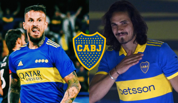 Imagen de Cavani y Benedetto: la competencia de los goles y del estado físico