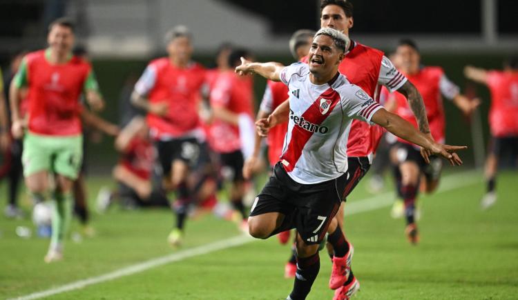 Imagen de Salas, el héroe del Maxi triunfo de River: "Ya nos vamos a afianzar"