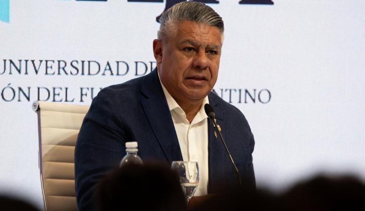 Imagen de Potente respaldo de la Conmebol y de la FIFA para Claudio Tapia
