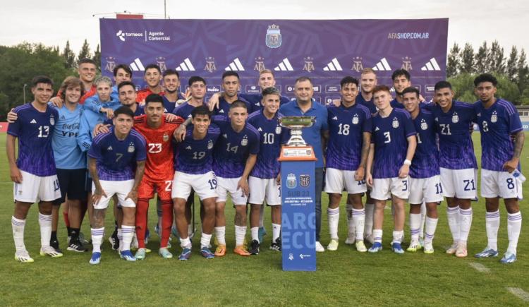 Imagen de La Selección Sub 23 venció a Ecuador y ya piensa en el Preolímpico