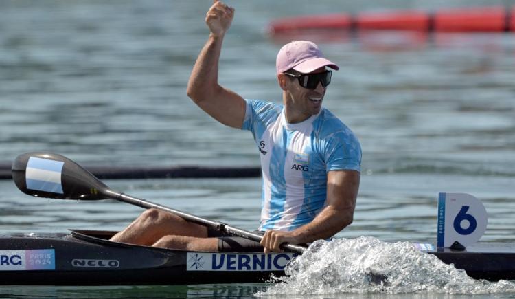 Imagen de Histórico: Agustín Vernice quedó cuarto en la final de canotaje