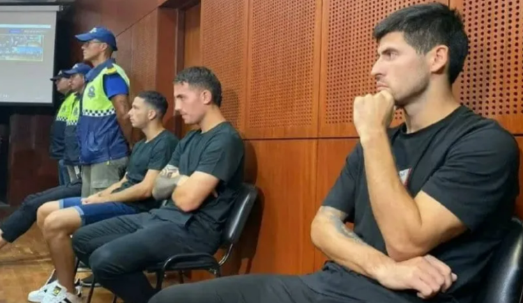 Imagen de Sebastián Sosa, Braian Cufré, Abiel Osorio y José Florentín, sobreseídos en la causa por abuso sexual