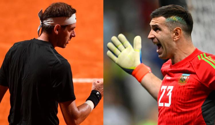Imagen de El gracioso pedido que le hizo Del Potro al Dibu Martínez