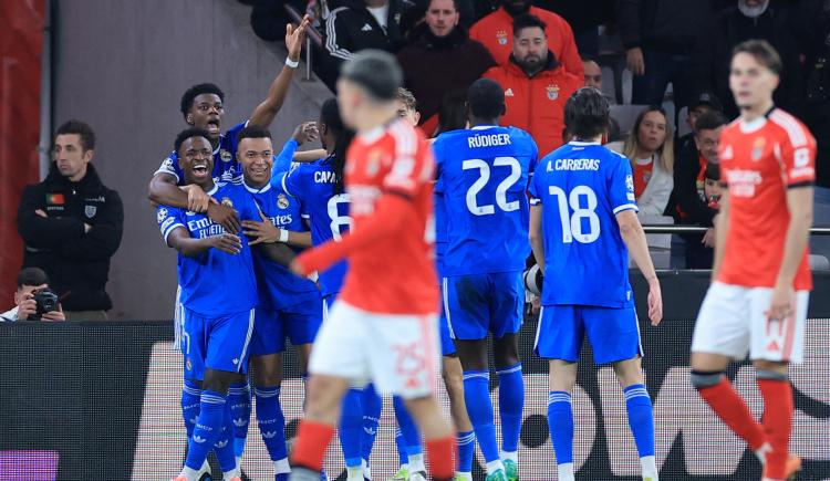 Imagen de Real Madrid se tomó revancha de Benfica, con Vinícius como actor principal