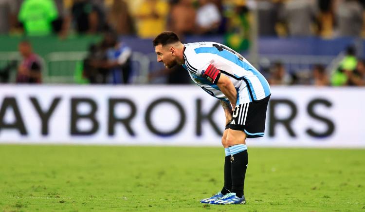 Imagen de Lionel Messi, molestias en el aductor y pedido de cambio