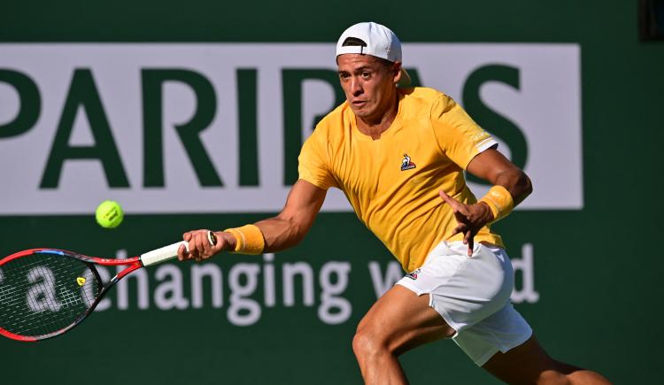 Imagen de Sigue en racha: Sebastián Báez debutó con el pie derecho en Indian Wells