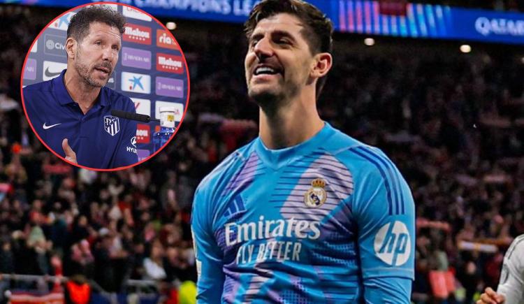 Imagen de El arquero de Real Madrid acusó de llorón al Cholo Simeone