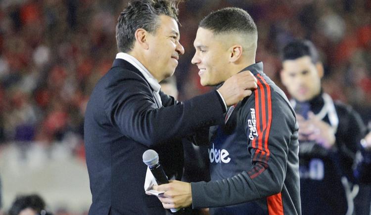 Imagen de ¿Vuelve a River?: Juanfer Quintero ratificó su amor por Gallardo