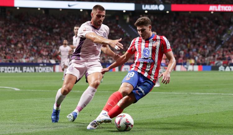 Imagen de En el debut como titular de Julián Álvarez en Atlético de Madrid, el protagonista fue otro argentino