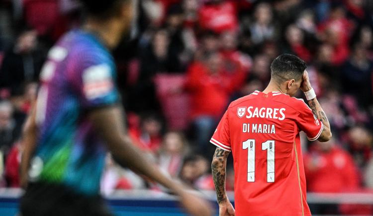 Imagen de Un revés inesperado para Di María en su regreso a Benfica