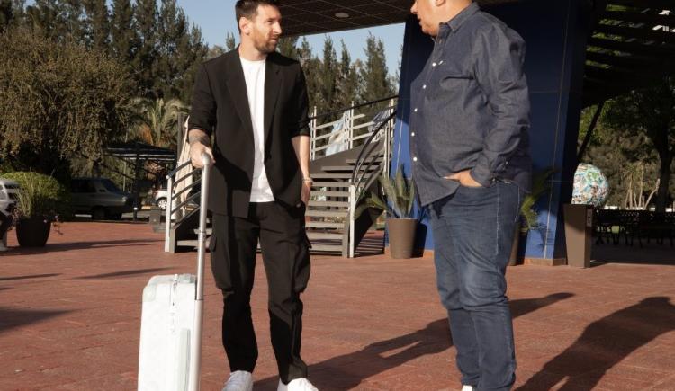 Imagen de Lionel Messi ya se sumó a la Selección Argentina