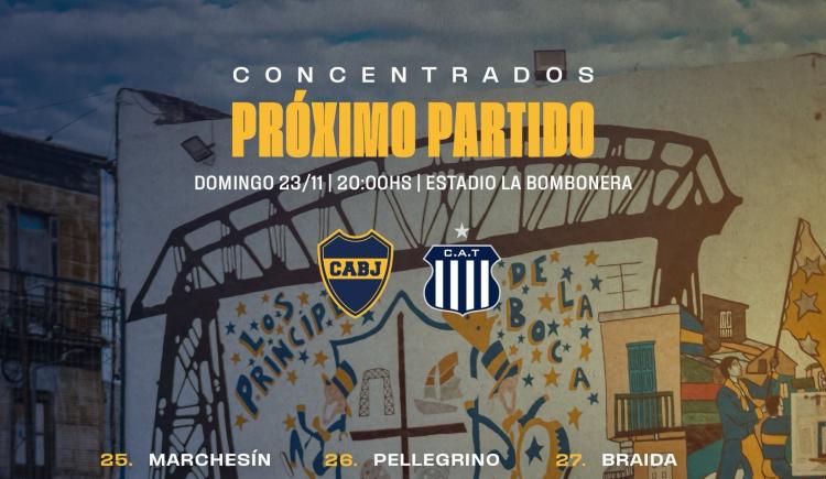 Imagen de Con tres regresos, los concentrados de Boca para recibir a Talleres y Carlos Tevez