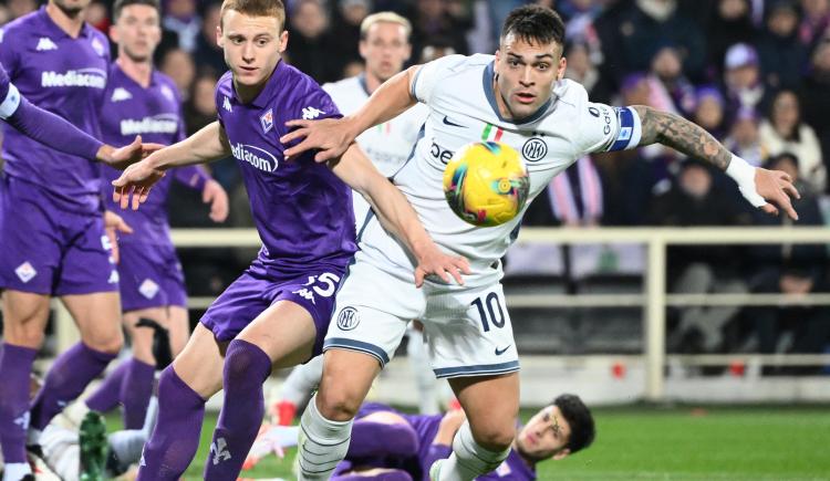 Imagen de Inter tropezó ante Fiorentina y no pudo saltar a la cima de la Serie A