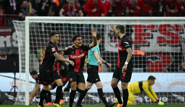 Imagen de Son invencibles: Bayer Leverkusen salvó nuevamente su invicto en la última pelota