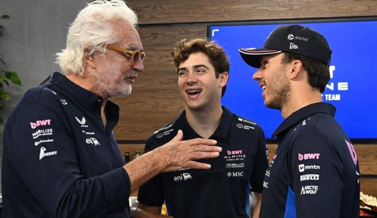 Imagen de La reacción de Flavio Briatore sobre la buena clasificación de Colapinto en Canadá