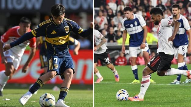 Imagen de Un hito de 20 años: La extraña coincidencia de penales a favor y en contra para Boca y River
