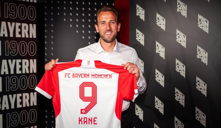Imagen de El fichaje europeo del año: Harry Kane fue presentado en Bayern Munich