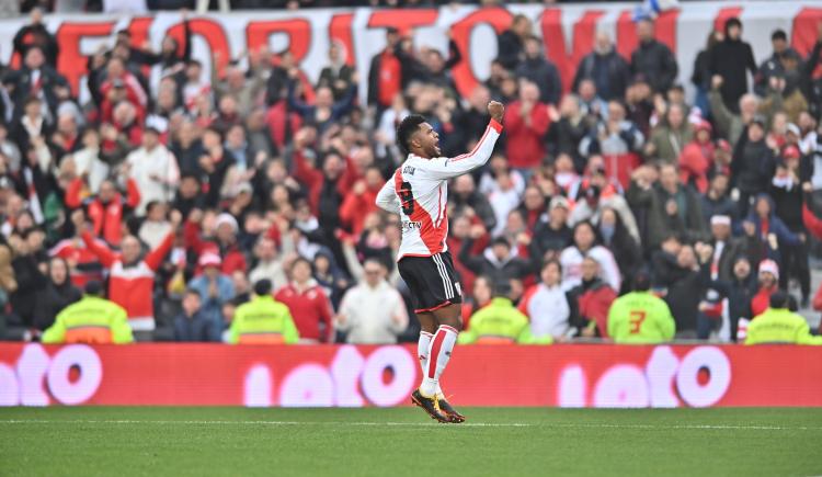 Imagen de El increíble récord que logró Miguel Borja en River