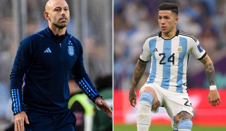 Imagen de Una banca de peso: qué dijo Javier Mascherano del caso Enzo Fernández