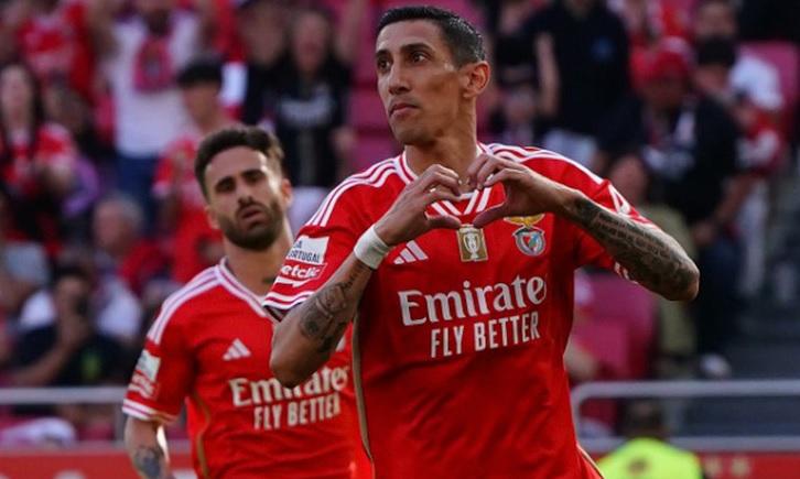 Imagen de ¿Se despidió con gol?: Ángel Di María fue ovacionado en Benfica
