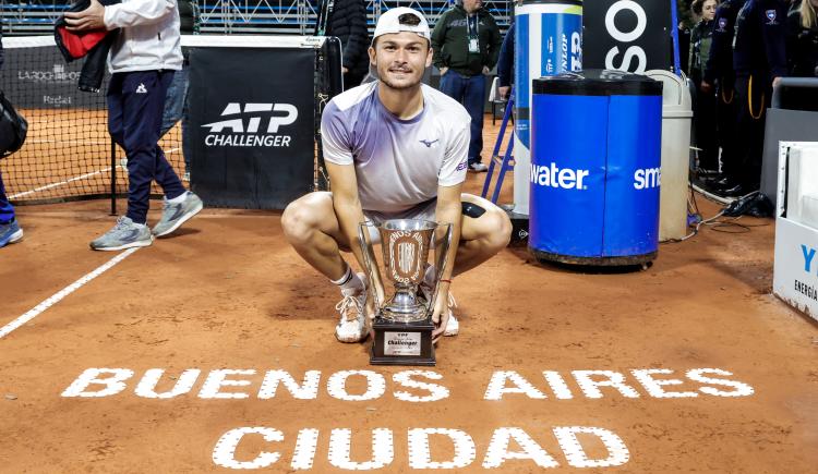 Imagen de Barrena es el gran campeón del Buenos Aires Challenger 2026