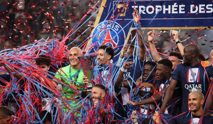 Imagen de Messi, campeón de la Supercopa de Francia