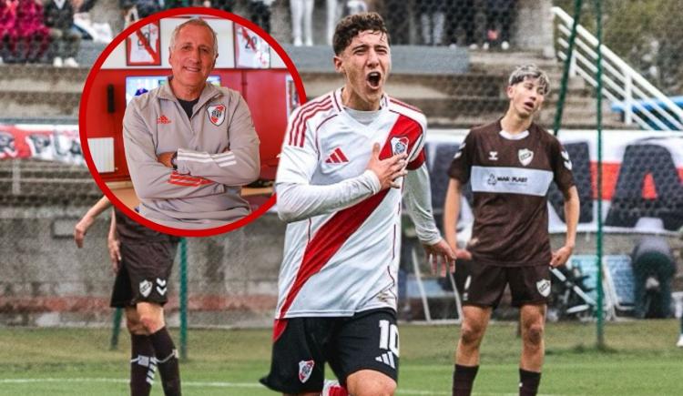 Imagen de La fuerte desmentida del coordinador de las inferiores de River a la madre del juvenil Luca Scarlato
