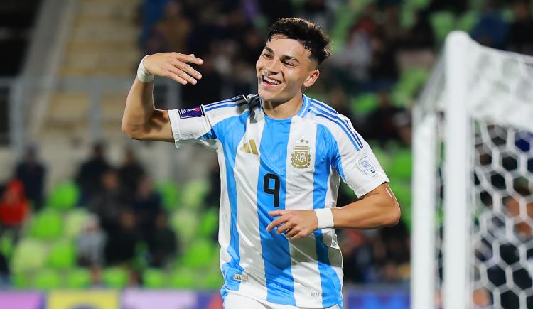 Imagen de Cómo quedó Alejo Sarco en la tabla de goleadores argentinos en Mundiales Sub 20
