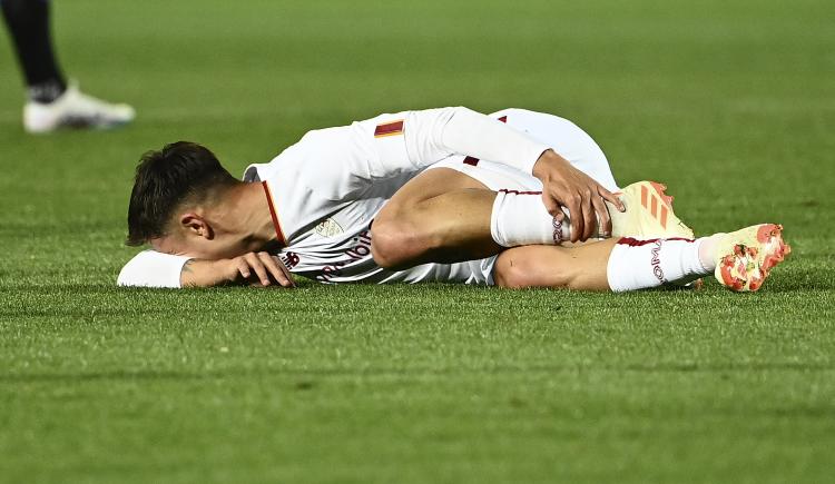 Imagen de Preocupación en Roma por posible lesión de Dybala