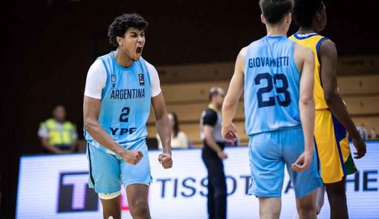 Imagen de Argentina eliminó a Brasil del Mundial Sub 19 de básquetbol