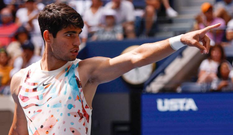 Imagen de Carlos Alcaraz se metió en la cuarta ronda del US Open