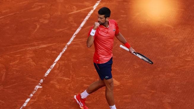 Imagen de Sufrió, ganó y lo silbaron: Djokovic pasó a 8vos en Roland Garros