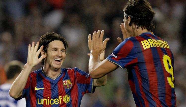 Imagen de Ibrahimovic, rendido a los pies de Messi: "Se convirtió en un animal"
