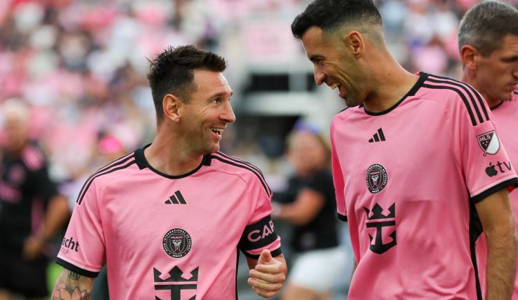 Imagen de La marca top que lograron Lionel Messi y Sergio Busquets