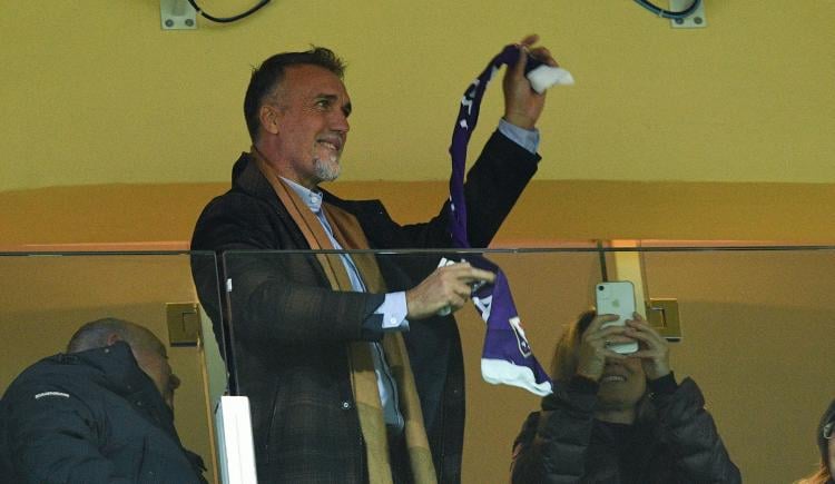 Imagen de GABRIEL BATISTUTA, UNA VISITA ILUSTRE EN FLORENCIA