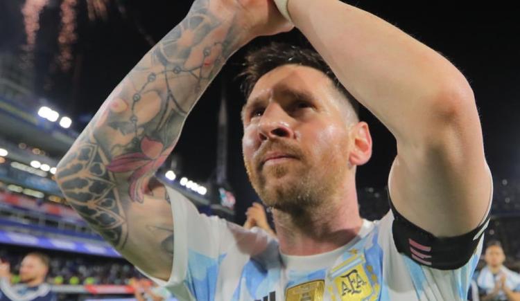 Imagen de Lionel Messi con la emoción a flor de piel en sus redes sociales